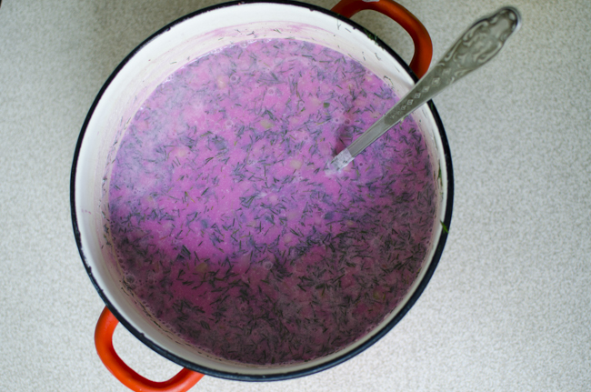 borchtch froid J'aime l'Ukraine