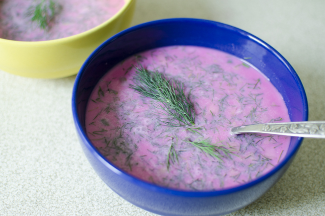 borchtch froid J'aime l'Ukraine