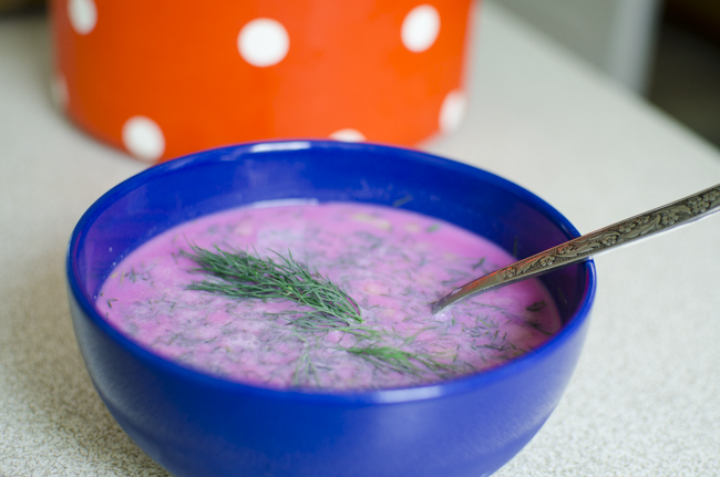 borchtch froid J'aime l'Ukraine